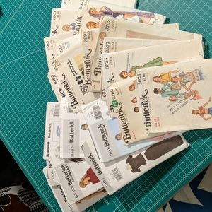 Vintage & some newer Butterick sewing patterns